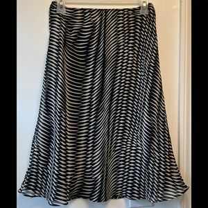 Black & White long skirt